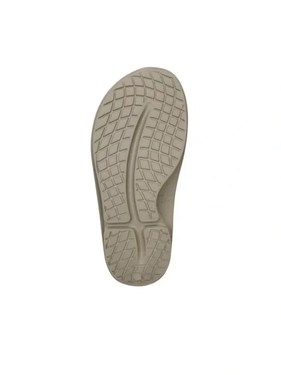 OOFOS Women's Recovery Slide Sandals in Taupe - Picture 6 of 10